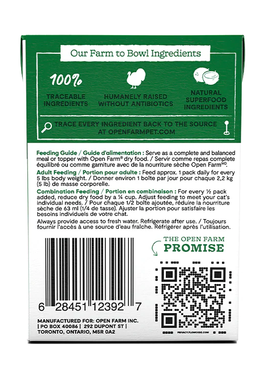 Open Farm - Homestead Turkey Rustic Blend (Wet Cat Food)
